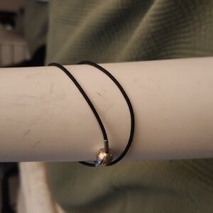 Pandora leather cord bracelet